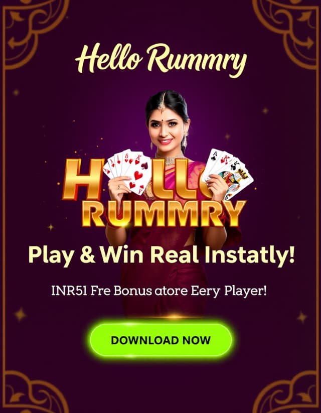 Hello Rummy Banner