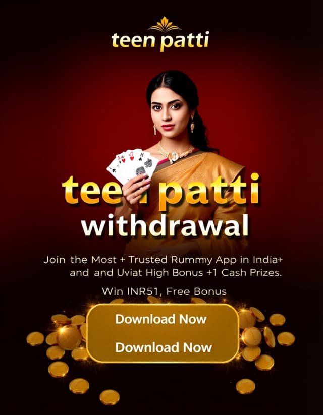 Teen Patti Upi Withdrawal Banner