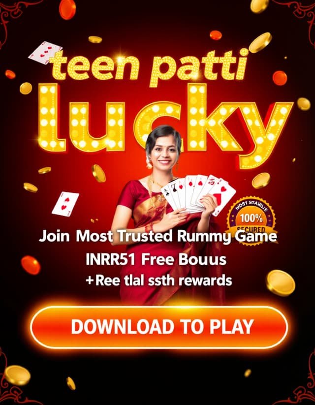 Teen Patti Lucky Banner